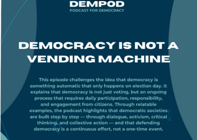 Democracy Is Not a Vending Machine
