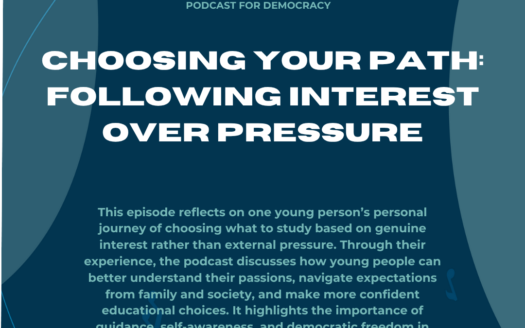 Choosing Your Path: Following Interest Over Pressure